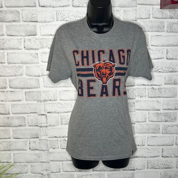 CHICAGO BEARS '47 BRAND SLATE ADULT GREY T-SHIRT Size Small - Picture 1 of 5